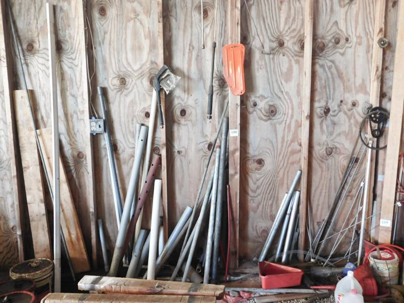 lot 188 image: this lot is all the metal piping shown