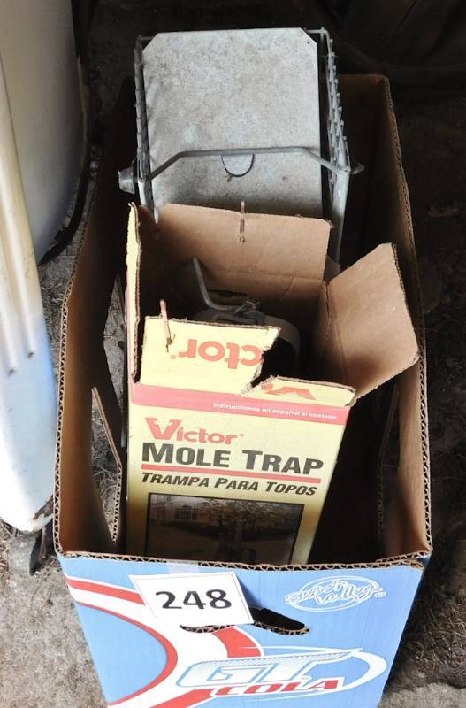 lot 248 image: 2 traps one for moles and small rodents
