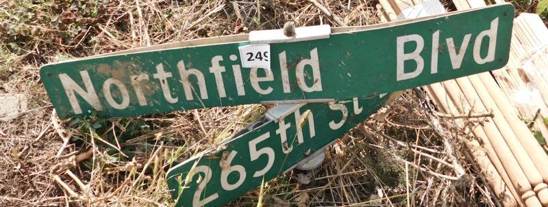 lot 249 image: vintage street signs