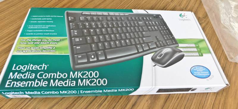 lot 11 image: NIB logitech keyboard and mouse