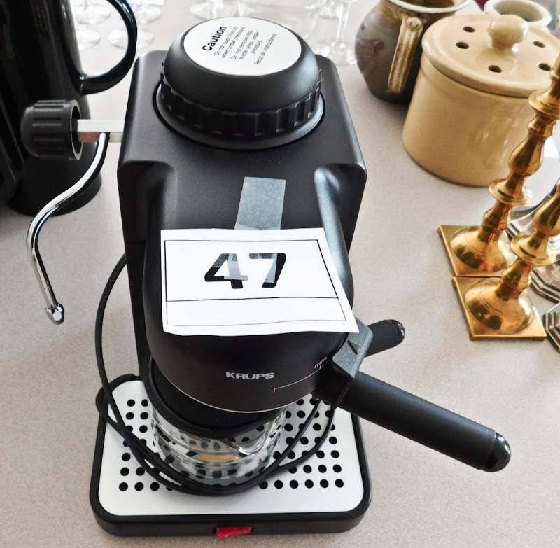 lot 47 image: Krups espresso and cappuccino