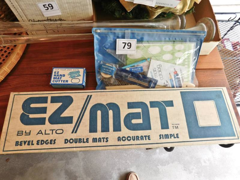 lot 79 image: ez matcutter, ez hand mat cutter