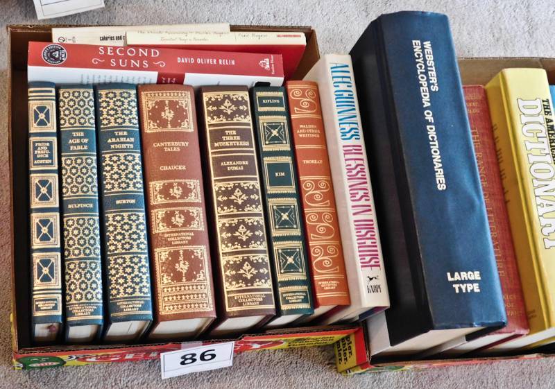lot 86 image: contemporary books see photos