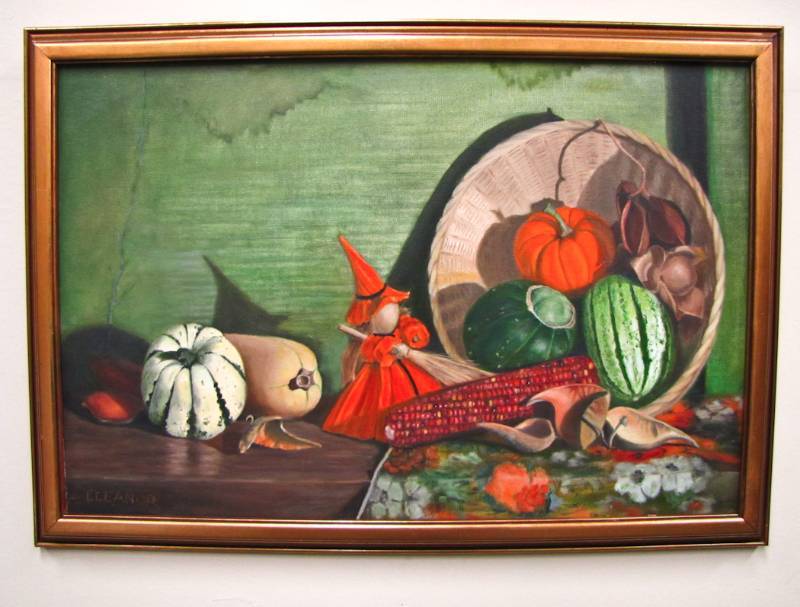 lot 92 image: Original Oil Painting Local Artist