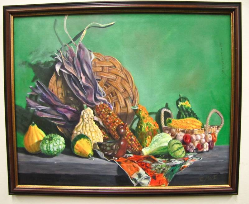 lot 95 image: Original Oil Painting Local Artist
