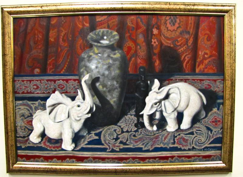lot 97 image: Original Oil Painting Local Artist