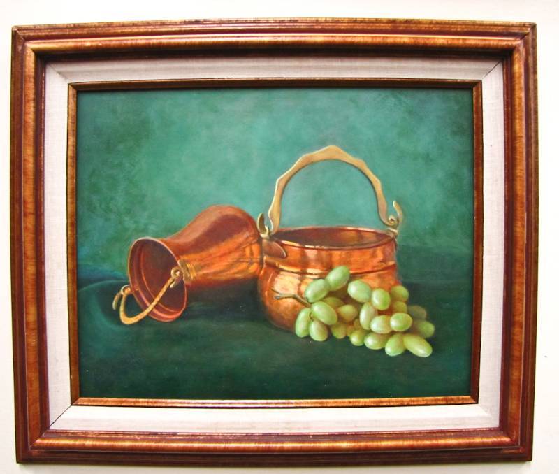lot 98 image: Original Oil Painting Local Artist