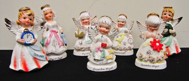 lot 103 image: 7 Napco Japan Monthly Angels