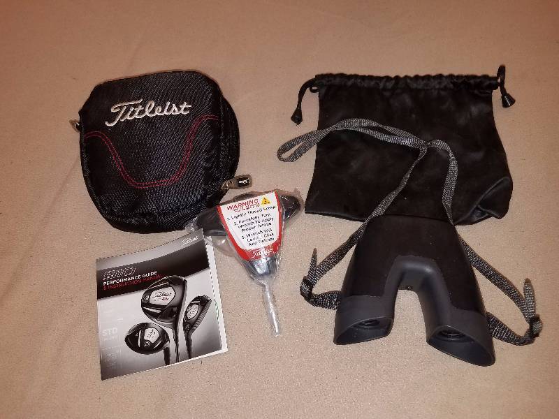 lot 41 image: 910 Titleist Wrench and Range Binoculars