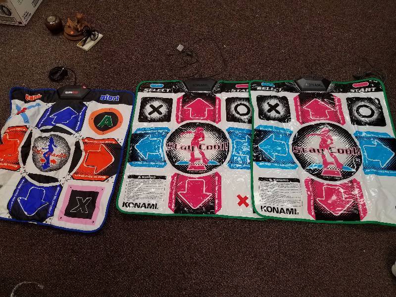 lot 120 image: 3 PlayStation Dance Dance Revolution Mats
