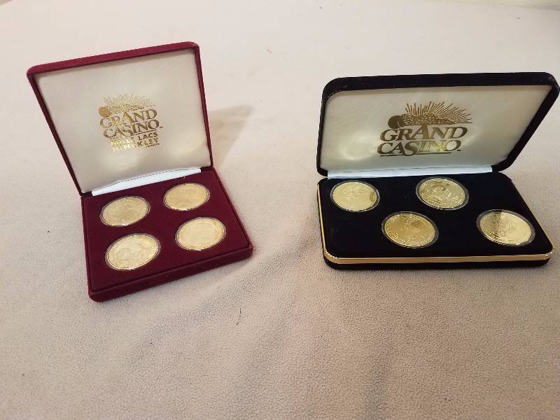 lot 125 image: Grand Casino Mille Lacs Hinkley Collector Coins