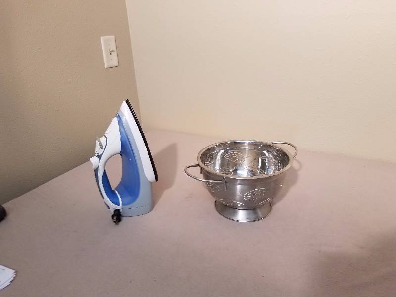 lot 141 image: iron and unique strainer