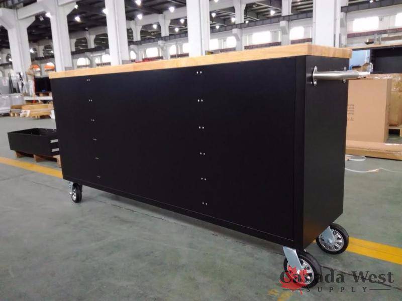 NEW BLACK 72 IN 15 DRAWER TOOL BENCH 7215BLK