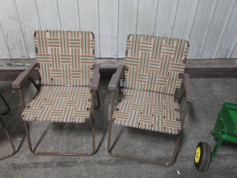 Set of 8 Matching Lawn Chairs