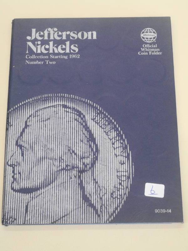 Jefferson Nickel Collection Book Nu...