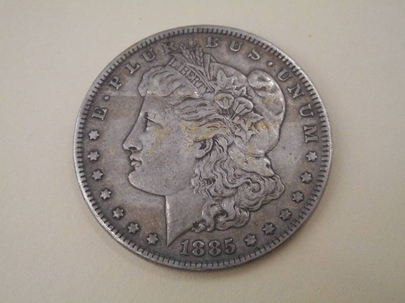 1885 Morgan Silver Dollar--90% Silv...