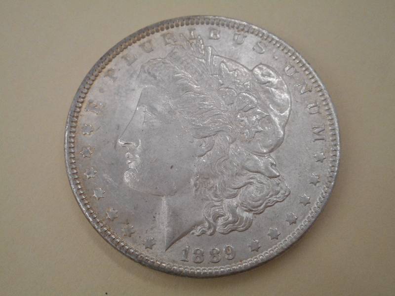 1889 Morgan Silver Dollar--90% Silv...