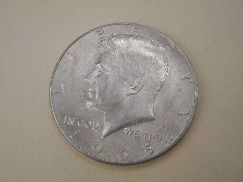 1965 Kennedy Half Dollar--40% Silve...
