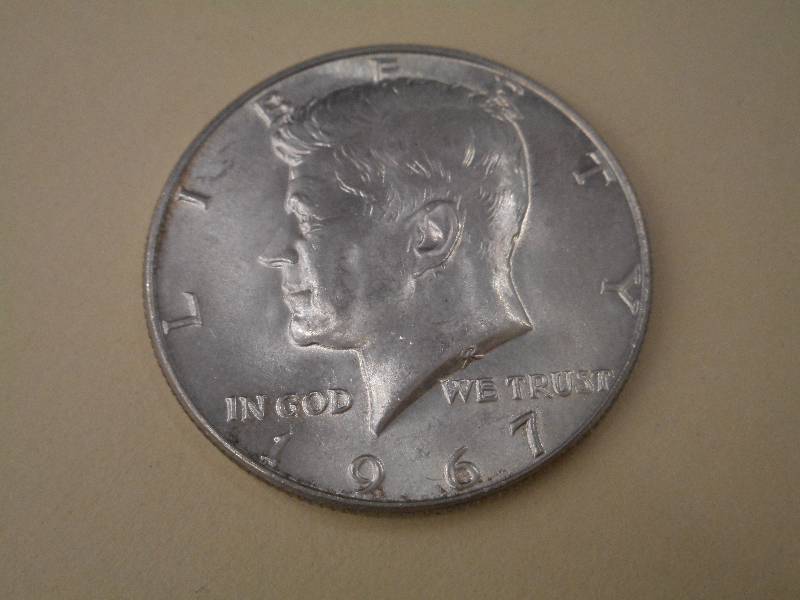 1967 Kennedy Half Dollar--40% Silve...