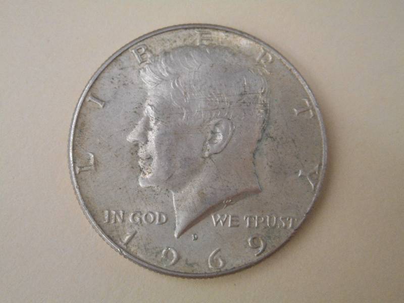 1969 Kennedy Half Dollar--40% Silve...