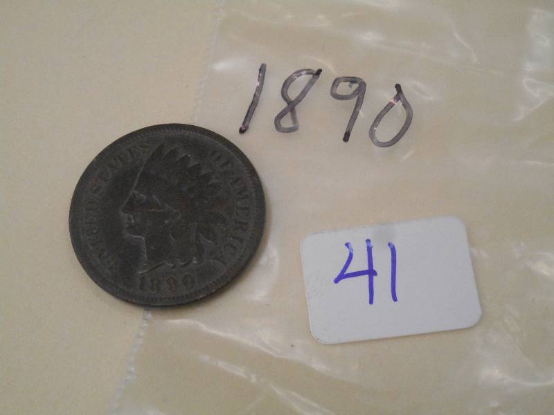 1890 Indian Head Penny ...