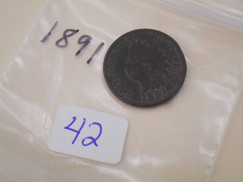 1891 Indian Head Penny ...