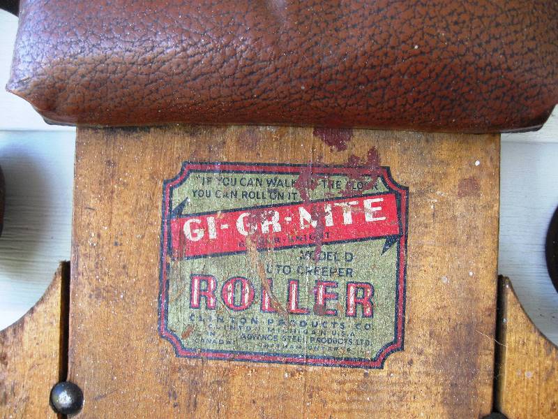 lot 052 image: Fabulous 1940s CAR CREEPER  GI-GRNITE-ROLLER