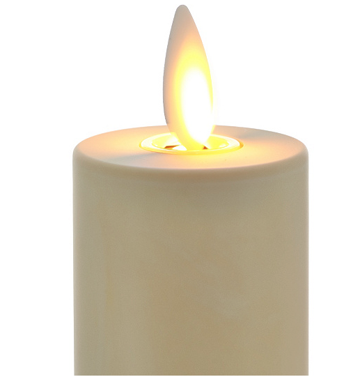 lot 5 image: Luminara 11 Hudson Lantern with Flameless Votive Candle and Remote - GREY