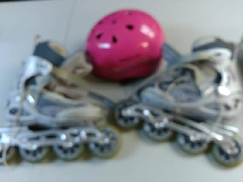 Rolex Rollerblades and Protec Helmet