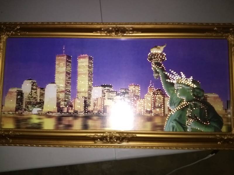 Lighted New York City Picture
