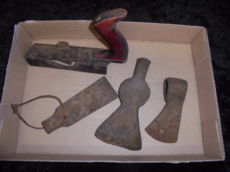 lot 52 image: Lot - AxeHatchet Heads, Misc
