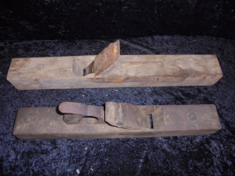 lot 57 image: Lot - Large Wood Block Planes  22, 26