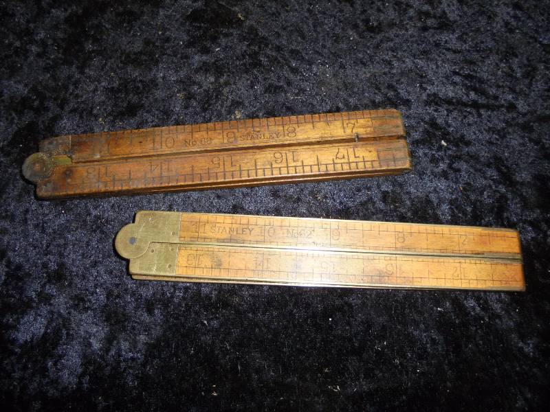 lot 75 image: Pair - Stanley WoodBrass Rulers
