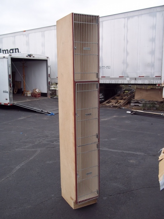 Wooden gym locker 82 x 12 x 17
