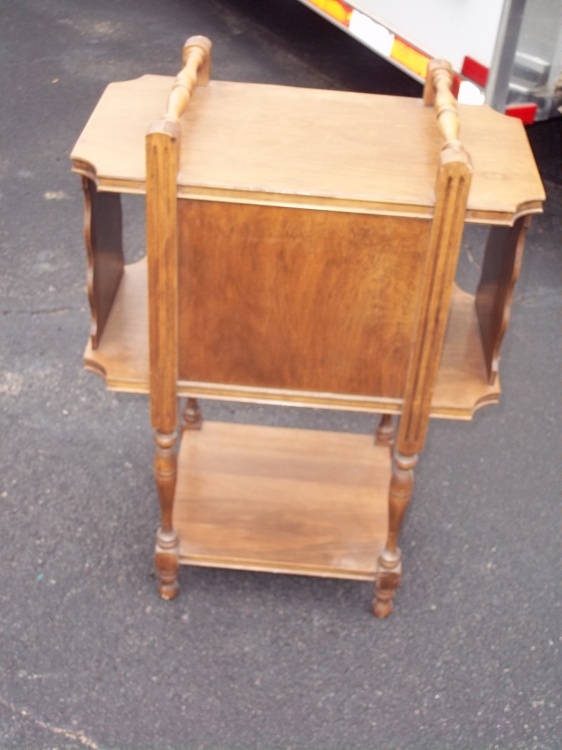 Serving table Copper lined cabinet 19 x 11 x 24
