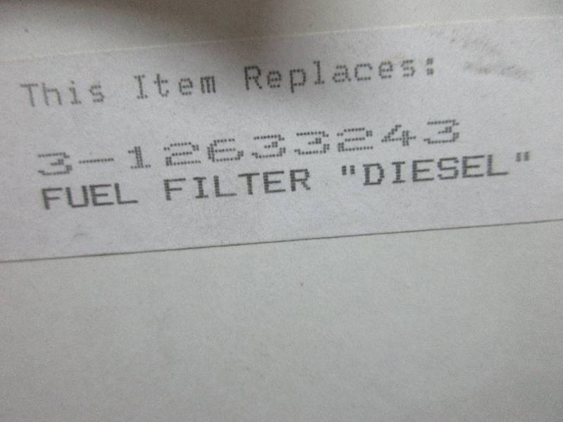 lot 31 image: 2 diesel fuel filters