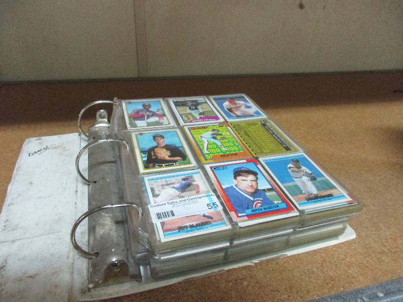 lot 55 image: baseball card album #2