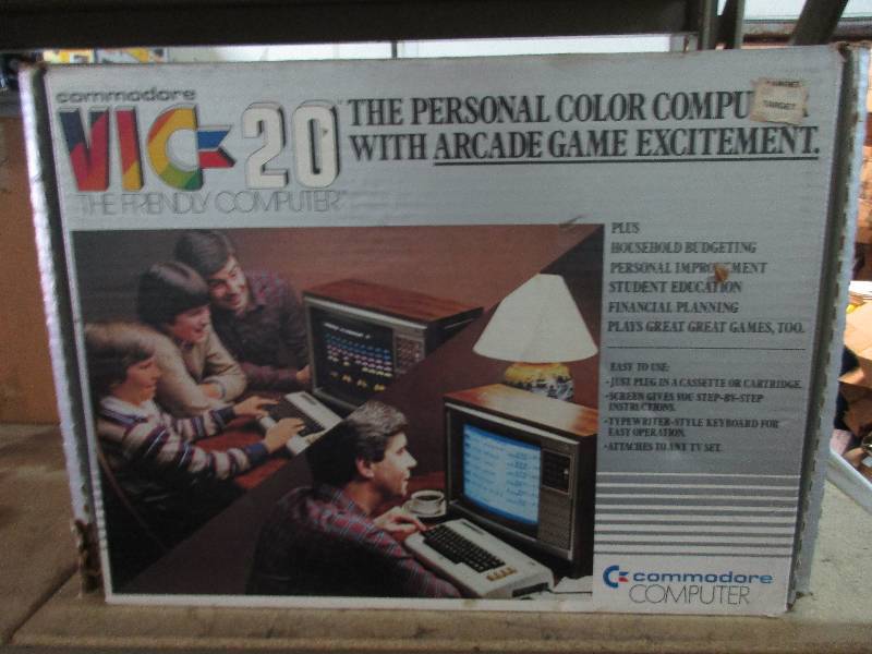 lot 79 image: vintage commodore VIC-20 computer