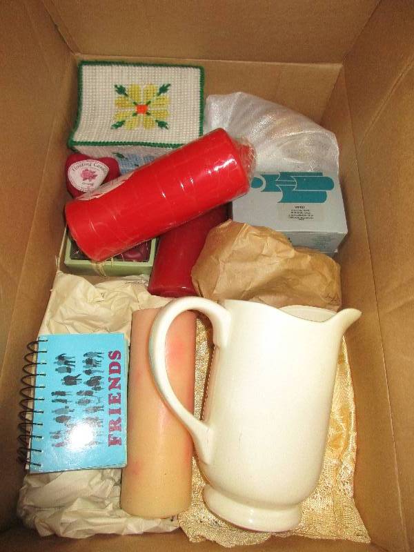 lot 129 image: candles and catchalls