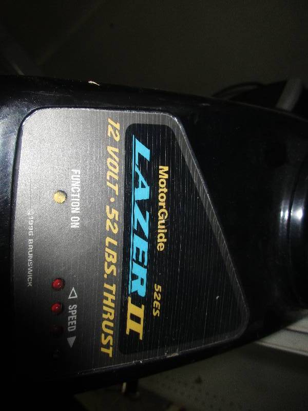 lot 168 image: Lazer 2 brand trolling motor w gator mount