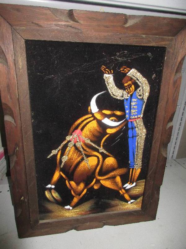 lot 175 image: super step up, dart board, and artwork