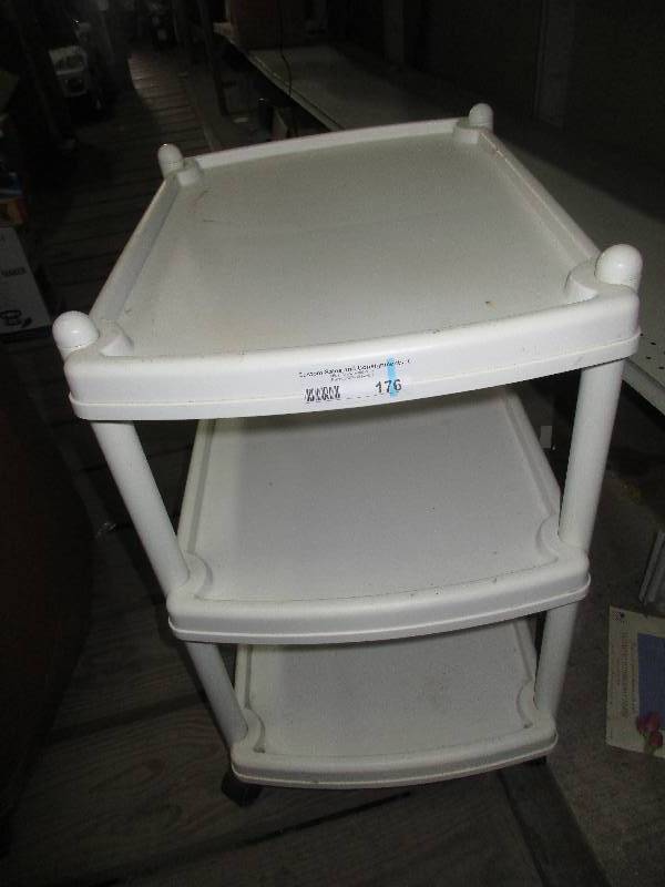 lot 176 image: ice cream maker, shelf on wheels