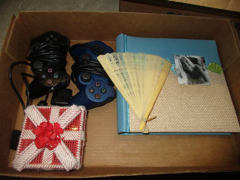 lot 179 image: trophies, air soft BBs, picture frames and photo albums