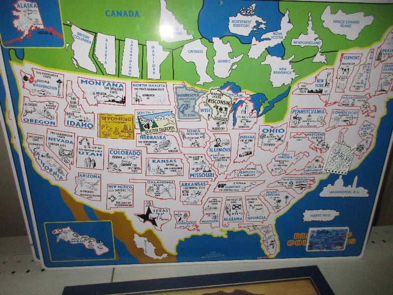 lot 183 image: united states magnetic board, and Rottweiler picture