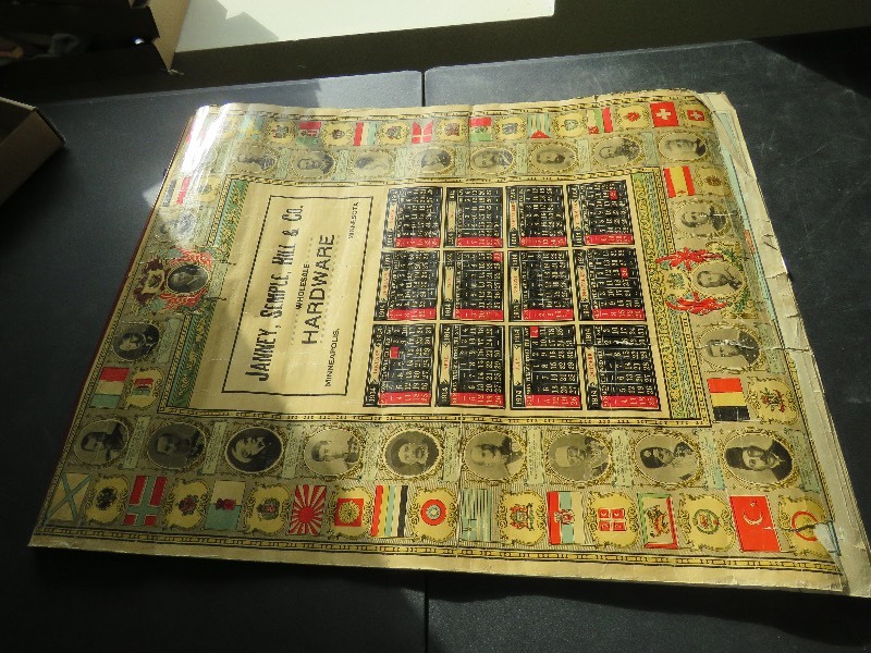 lot 19 image: Antique Calendar from Minneapolis