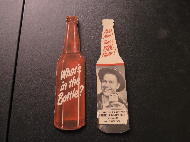 lot 23 image: Vintage Grain Belt Advertisement