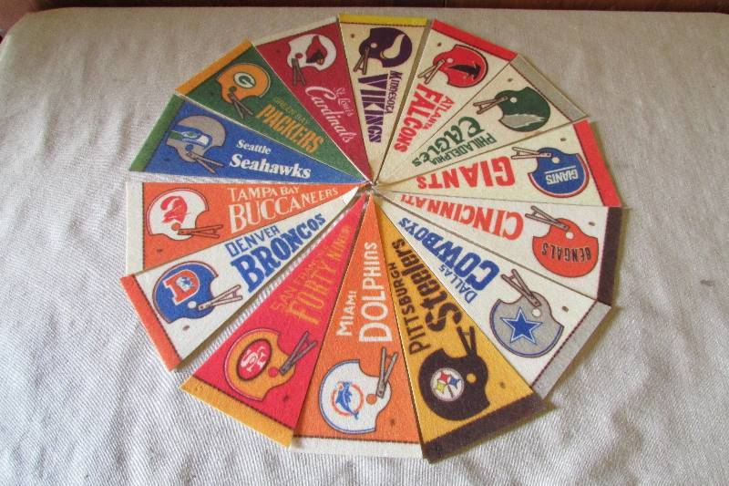 Vintage NFL Pennents