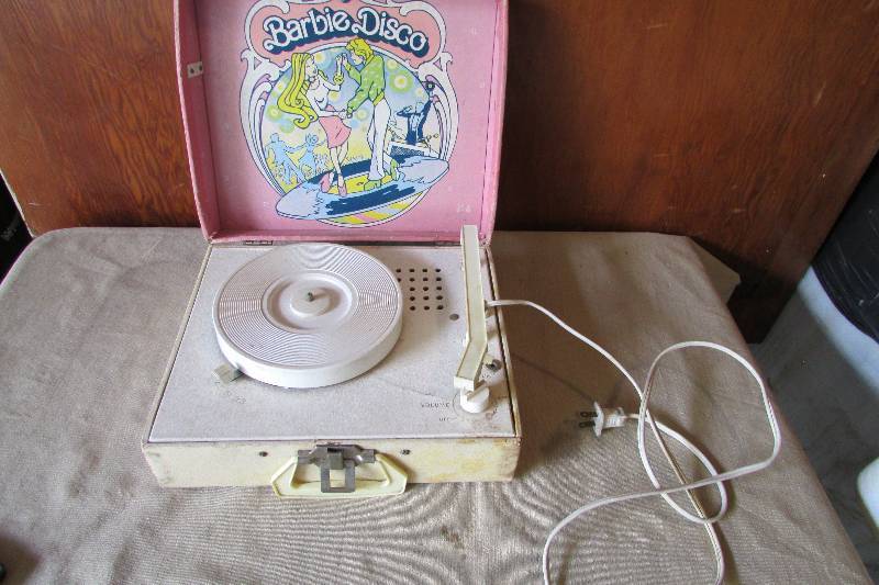 Vintage Barbie Disco Phonograph
