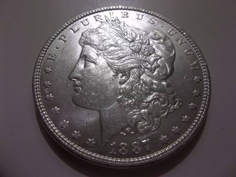 1887 Morgan Silver Dollar
