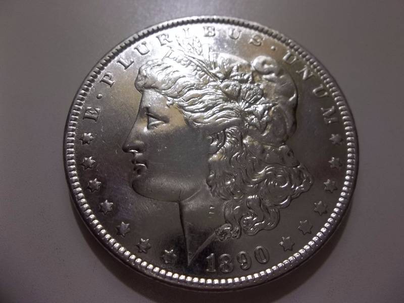 1890 Morgan Silver Dollar Polished